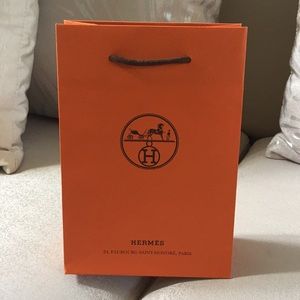 Authentic Hermes Gift Bag